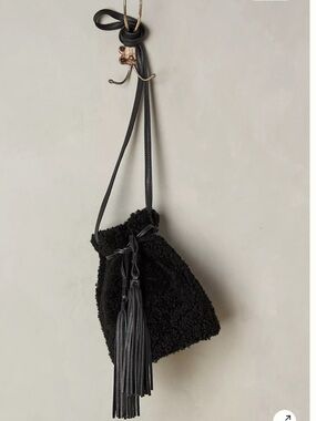 Miss Albright shearling bucket bag